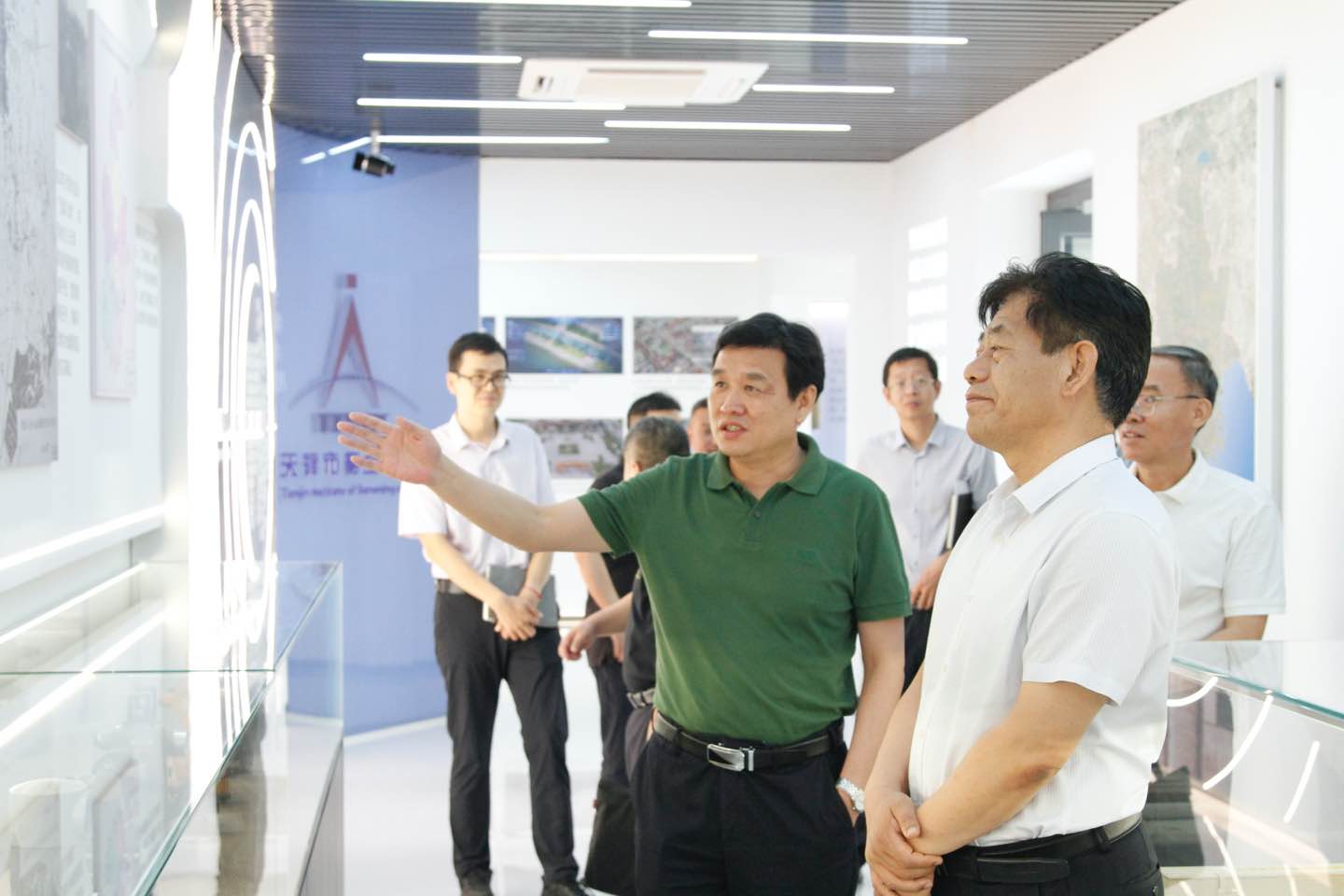 天津市水务局领导莅临天津测绘院调研指导